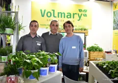 Luca Saradini, Claudio Marra and Florian Veit of Volmary. Three years ago, they started with Volmary in Italy and for the second time, they are exhibiting at the Myplant & Garden.