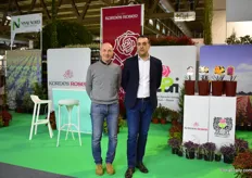 Alberto Saldini and Lino Russo of Societa Agricola Italiana, agent in Italy for Kordes Garden roses.