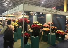 The booth of rose breeder De Ruiter Innovations.