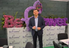 Dmitri Yakymaga from Be Flower, a Ukrainian company producing floral foam. 