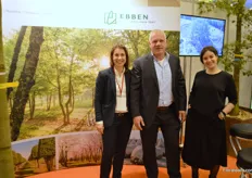Iryna Podolyak and Leo Kooijman from Dutch tree grower Ebben, together with a visitor. As always the Dutch were represented well enough, however trees & plants were making a debut in this year's edition.