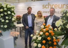 Ruud Klasens, sales manager at Schreurs, together with Mariia Lazebna and Hennie Brockhoff