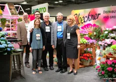 The team of Gloeckner. This distributor of plants, seed, bulbs and greenhouse supplies is celebrating its 85th anniversary and is attending the Cultivate since the very beginning of their existence.