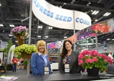 Linda Lanham and Ann Yonkof if Express Seed company. This broker supplies live goods, seeds, liners, plugs and cuttings to grwoers in the US and Canada.