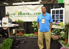 Deonarine Sarran with Knox Horticulture.