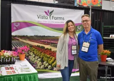 Waleska Torres and Jerome Oneill with Vista Farms.