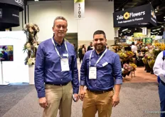 Ruud Smit and Juan Carlos Naranjo of Floritec were also visiting the show.