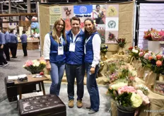 Another first-time exhibitor is Dreams Farms. This Ecuadorian grower is presenting their biodegradable packaging and scented flowers. "We grow conscious flowers and want to be friendly with the environment."
