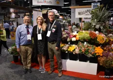 David Pruitt of Certified American Grown with Misty Welborn and Michael Mellano of Mellano, who mainly grows field flowers. Their core business is perennial foliage and fillers which they grow on their 450 acres farm in North San Diego. They also make bouquets and supply them to supermarkets and wholesalers. 