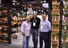 Nick Bovaro, Robert Bruno and Cameron Kent of Rocket Farms. They grow all kind of potted plants and herbs and ship them nation wide. They are the 3rd largest supplier of potted plants in the US - with 100 acres of greenhouse.
