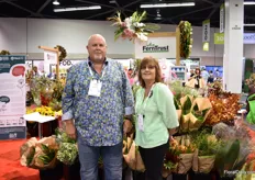 David and Jana Register of FernTrust (of Seville, Florida), a cooperatiive (founded in 1986) of foliage growers.