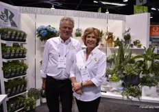 Rudi and Donna Vis of River Ridge Farms. They grow all kind of potted plants, indoors and outdoors and are based in Ventrura Oxnard. They supply nationwide and mainly supermarkets. 