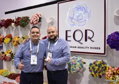 Sebastian Franco and Mauricio Ospina of Ecuadorian farm EQR.