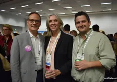 Talmage McLaurin of Nature's Flowers (Floral Products Supplier), Deborah Steier of Albertsons Companies (retailer) and Sebastian Malavenda of Nature's Flowers. 