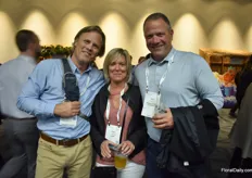 Mike Greene of packaging material supplier Flopak, Sarah Kennedy and Bill Nolan of broker Johnson O'Hare Co.