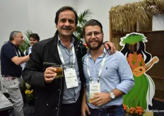 Guatamalan Exporters Juan Ucros of Finca Primarossa and Ricardo Urruela  of Caggiano Flowers.