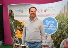 Piet Kelderman of Finlays was also visiting the show. We had a nice talk with him about the expansion of their Londiani location in Kenya. More on this later in FloralDaily.