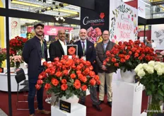The team of Continental Breeding presenting one of their new varieties; Bromo. This new red can be grown both under foil especially designed for growing red roses, as well as with foil designed to use in cultivating different colour roses (the difference being in the amount of UV light blocked.