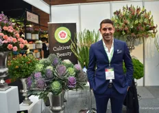 Luigi D'Amore of La Nuova La Floricultura . It is an association of 280 Italian growers who are mainly based in the South of Italy. They are partner with DFG and their growers are specialized in ranunculus, anemones mantiols. But they grow much more varieties. On 120 ha of greenhouses 100 varieties in total are being grown.