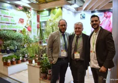 Part of the team of FloraToscana, f.l.t.r.: Filippo Pitrella, Luca Quiloco and Lorenzo Fedi. On Nov 2nd they've sold many chrysanthemums, more than last year.  In 10 days, they've sold more than 2 million stems.