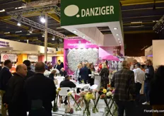 A lot of interest for a "Scoop" of Ice at the booth of Danziger.