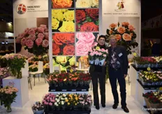 Rosa and Harley Eskelund of Roses Forever. Rosa is holding their scented variety that won the Public Prize at the IPM Essen in January 2019. Currently Roses Forever has 5 scented varieties in their scented variety assortment named Love Fragrance Forever.