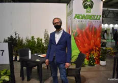 Marco Mondelli of Mondelli Floricoltura, growers who largely focus on using innovative and sustainable techniques.